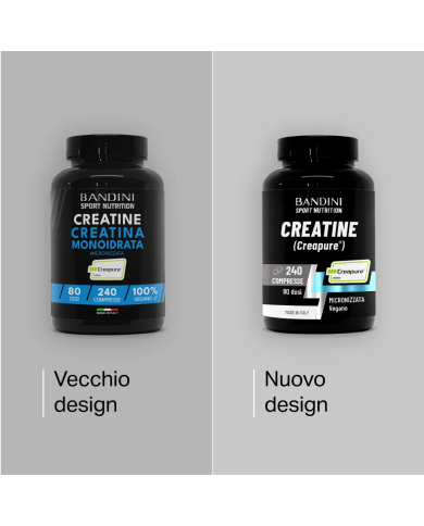 Bandini® - Creatina monoidrato Creapure® – 240 compresse