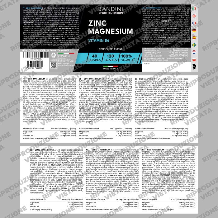 ZMA ULTRA – Capsules