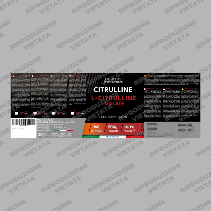 Bandini® - Citrulline Malate – 500 g