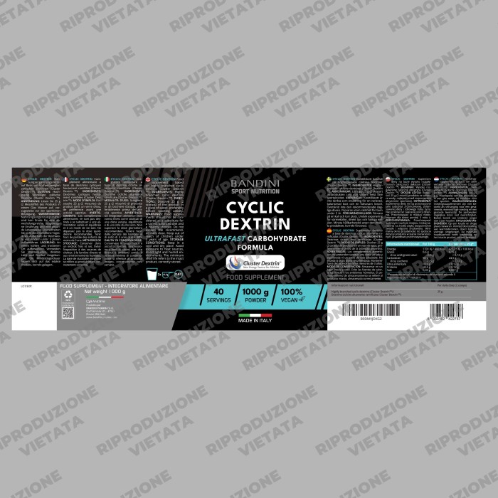 Bandini® - Cyclic Dextrins - Cluster Dextrin™ – Powder 1kg