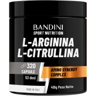 Bandini® - L-Arginina + L-Citrullina malato – 320 Capsule