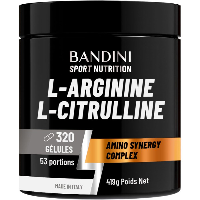 Bandini® - L-Arginine + Malate de L-Citrulline – 320 Gélules