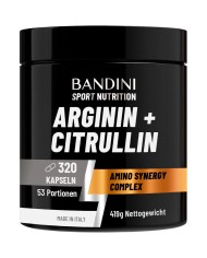 Bandini® L-Arginin + L-Citrullin Malat - 320 Kapseln