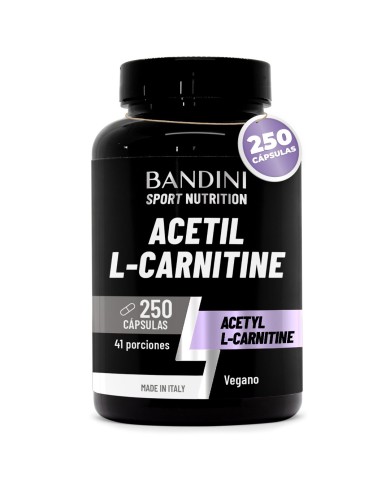 Bandini® Acetil L-Carnitina – 250 Cápsulas