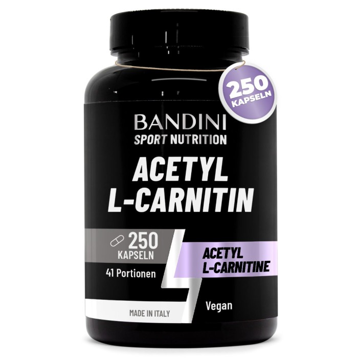Bandini® Acetyl L-Carnitin – 250 Kapseln