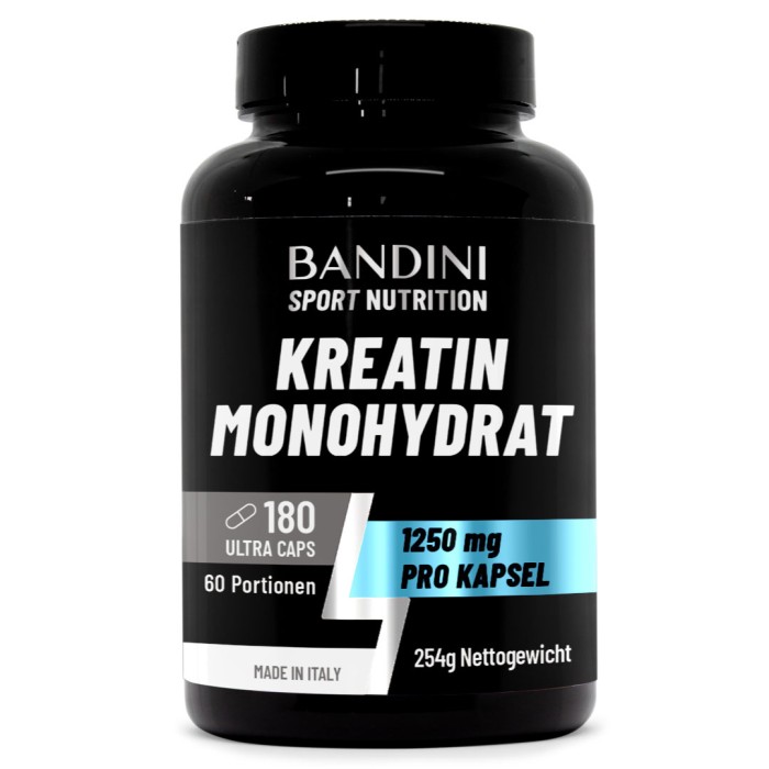 Bandini® - Kreatinmonohydrat - 180 Kapseln