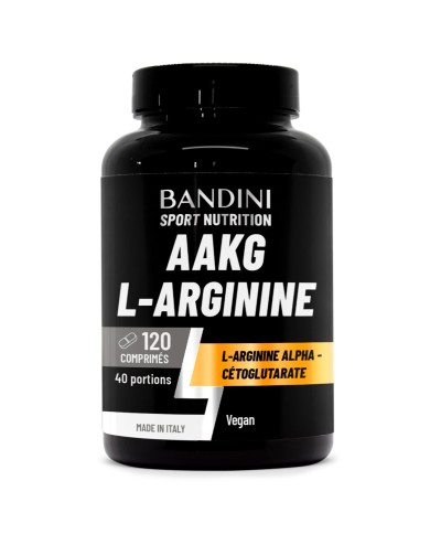 AAKG – Arginine Alpha-Cétoglutarate – 120 Comprimés